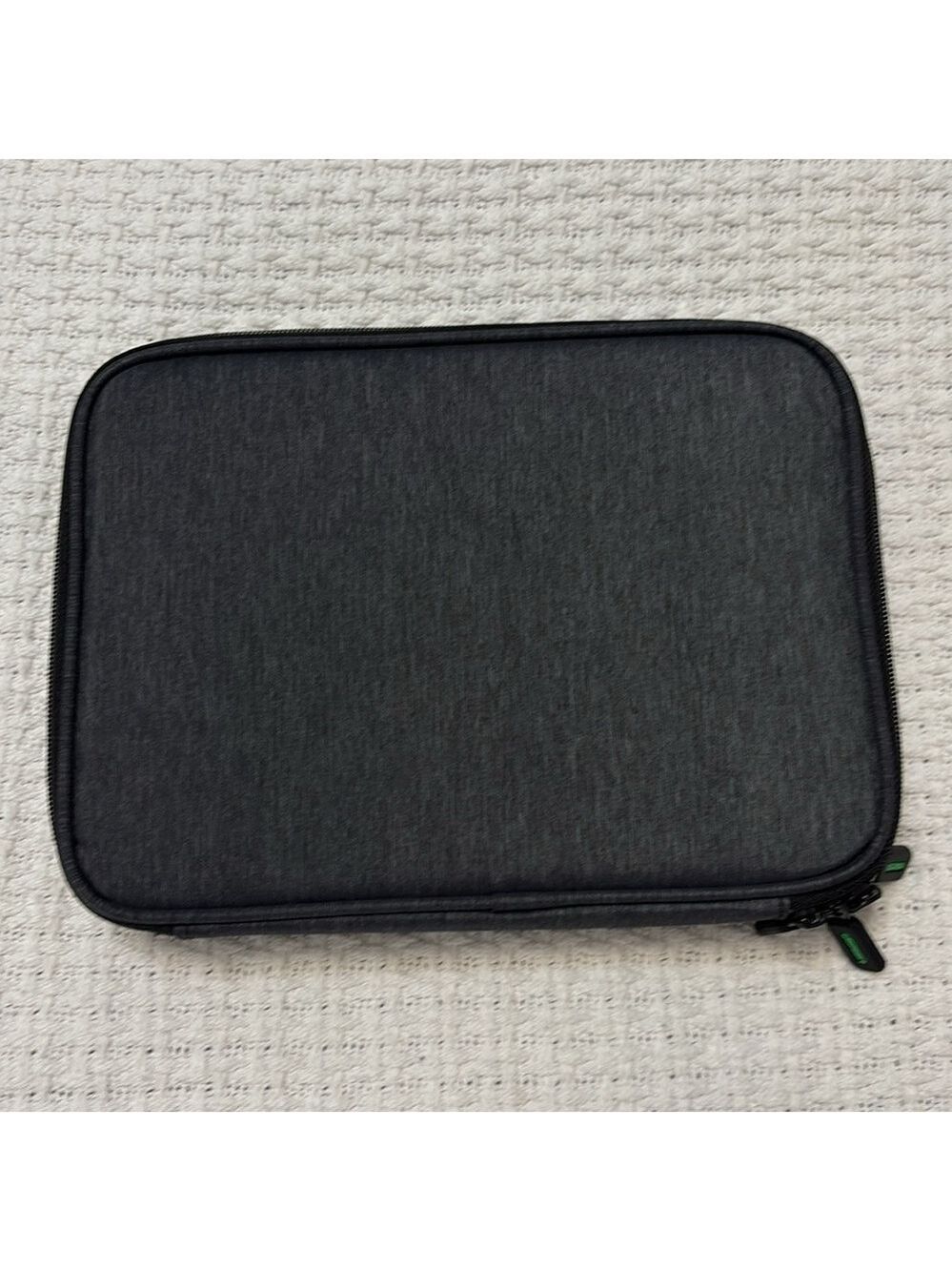 Electronic organizer bag pouch 2 zippered sections multi interior pockets NEW - Picture 6 of 16